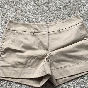 Tan shorts from New York and Co.